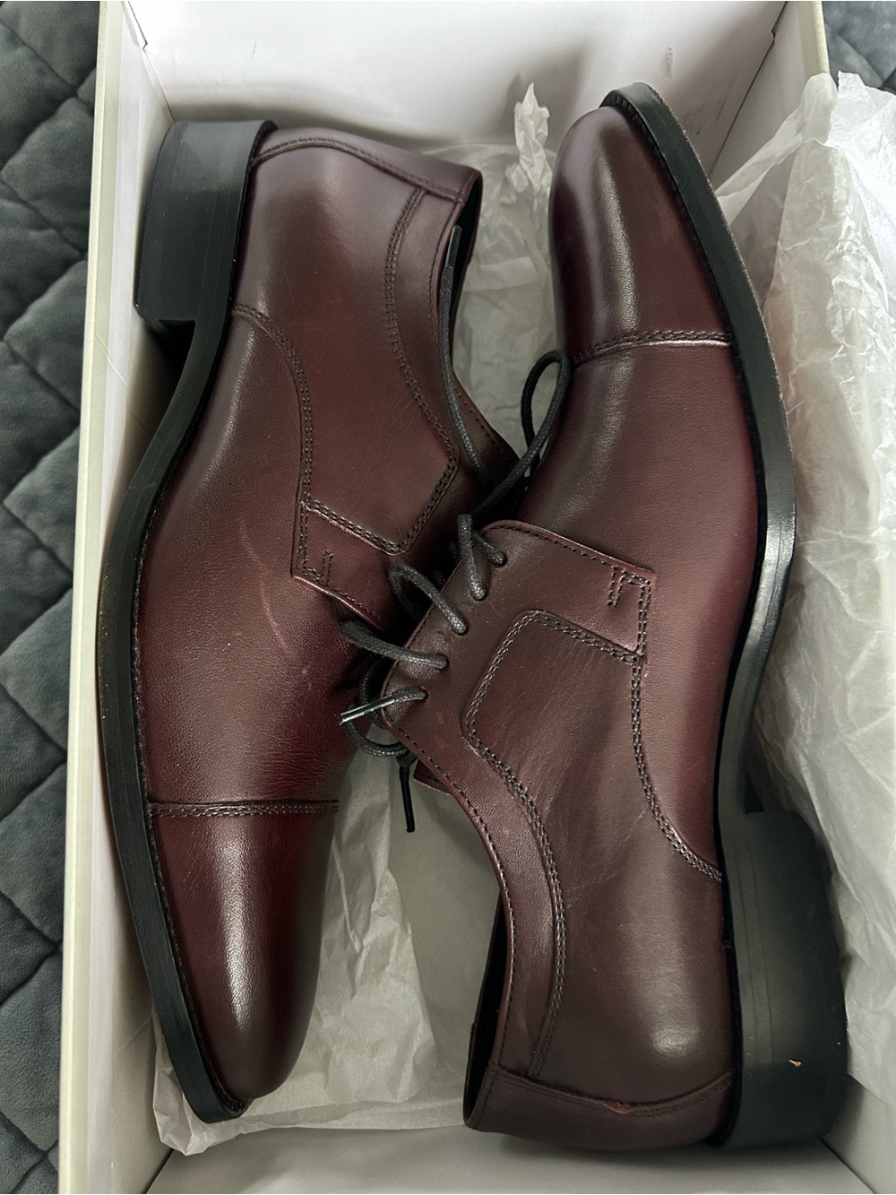 Johnston and Murphy Burgundy Dress Shoes 11.5